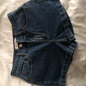 Small high waisted jean shorts